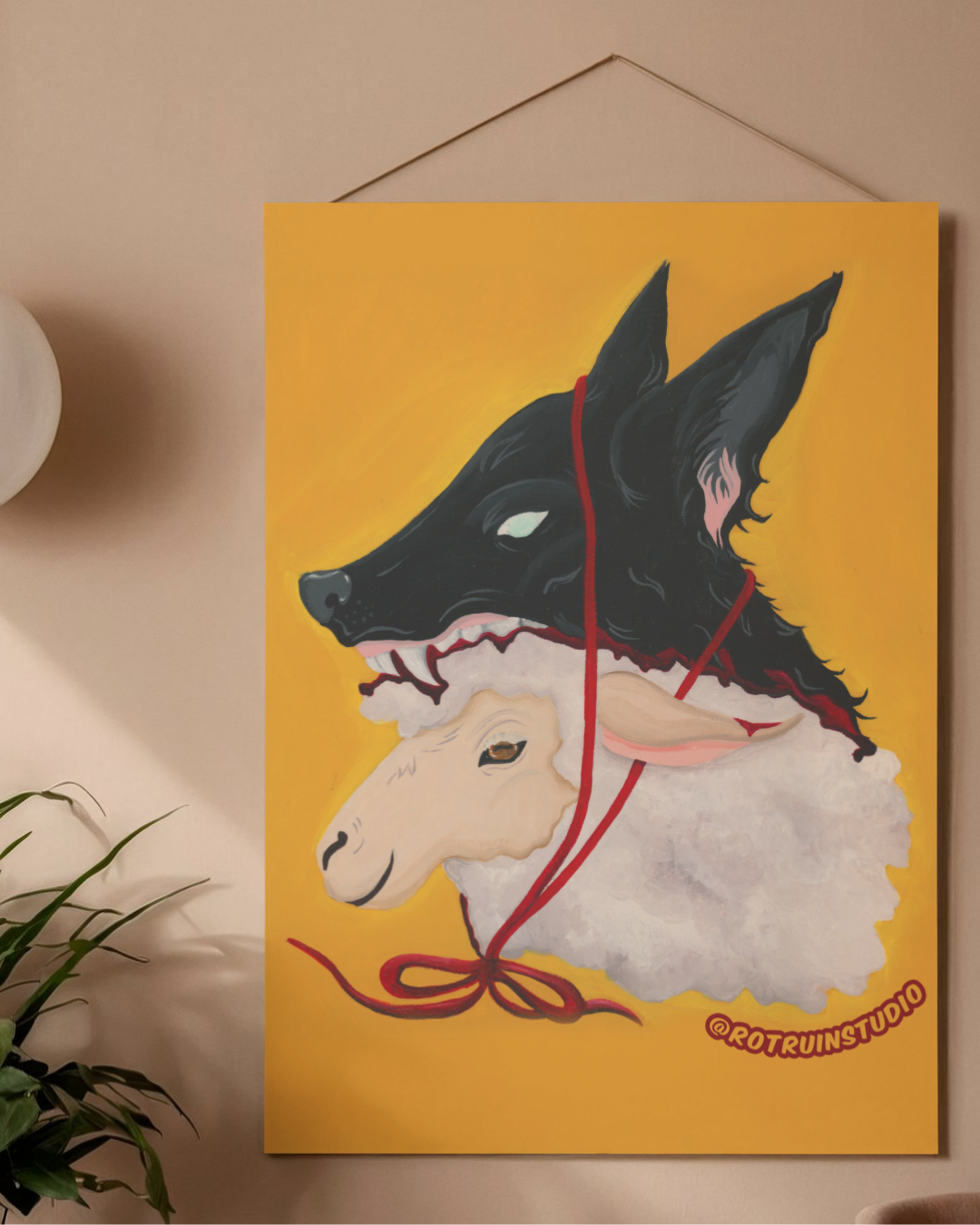 Sheep In Wolf's Clothing Poster Print