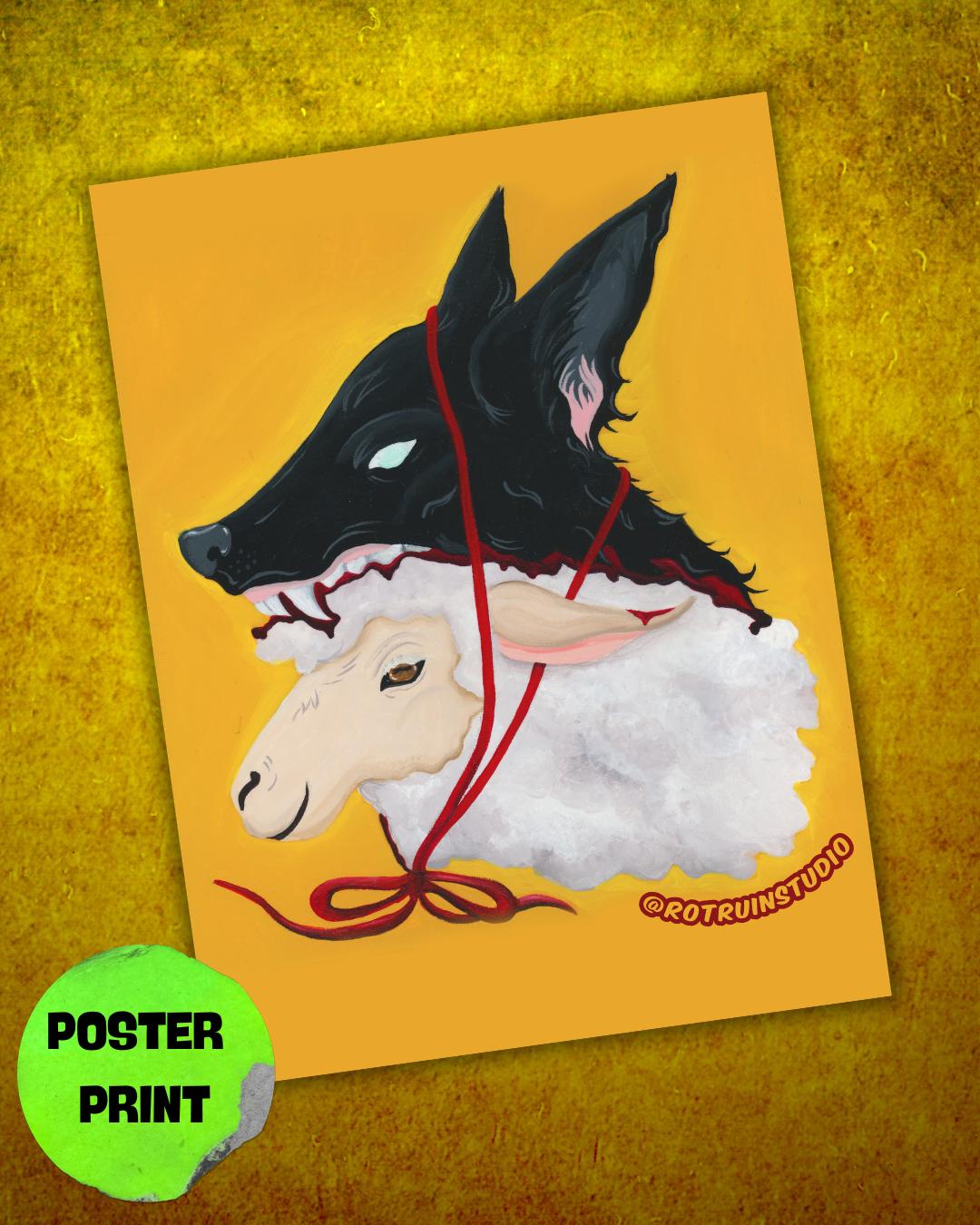 Sheep In Wolf's Clothing Poster Print