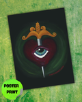 Heart Dagger Poster Print