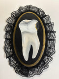 Small Human Tooth with Cavity Original Painting
