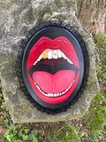Mouth with Gold Tooth Original Painting